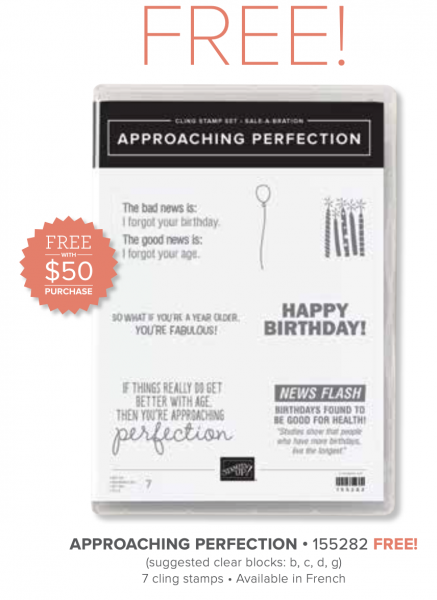 Approaching Perfection stamp set, 155282