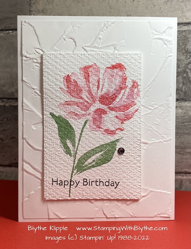 Art Galley birthday card for January 2022