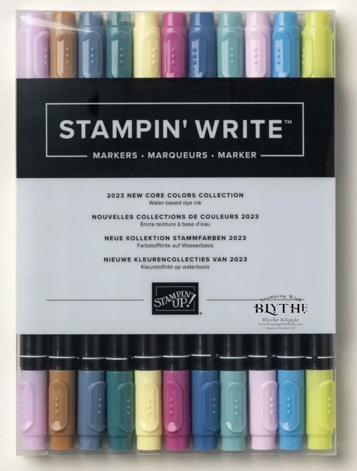 New Core Colors Stampin' Write Markers, 2023-2025