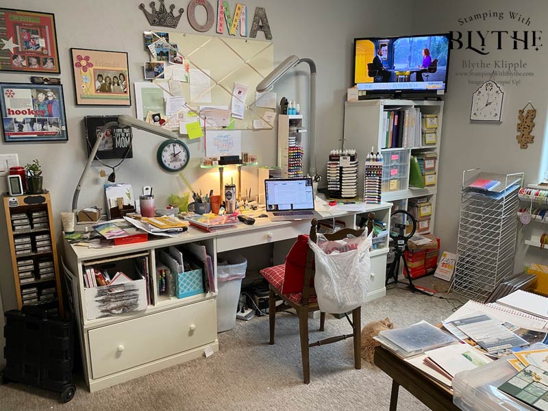 Work space, desk, hub of the room