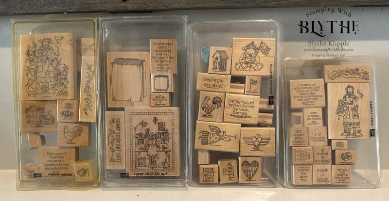 Stampin' Up! Oldies stamp sets--from the 1990's