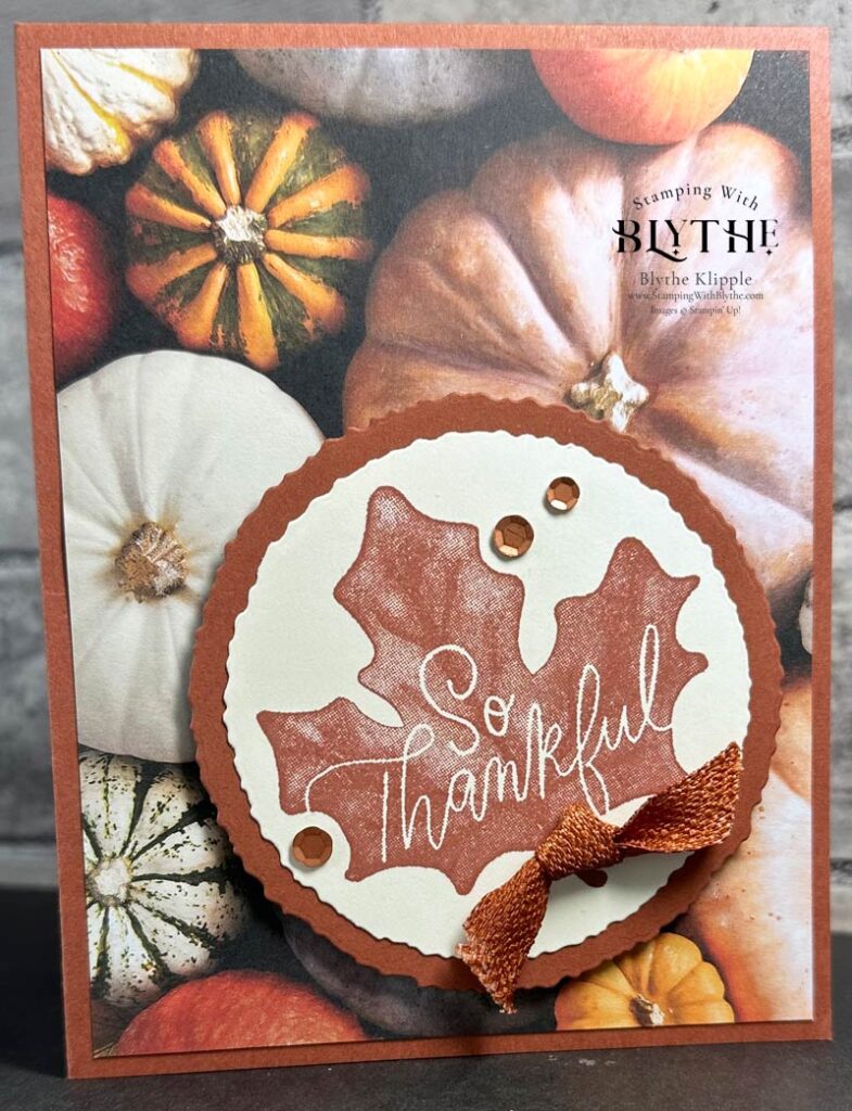 All About Autumn DSP and Cheers to the Seasonl stamp set