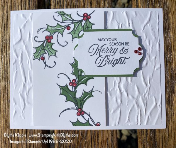Joyful Holly Christmas card