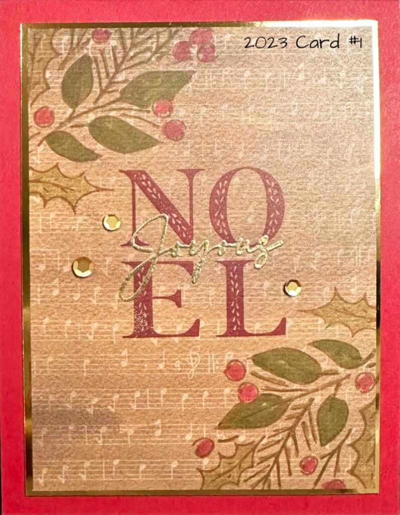 Joyous Noel Card #1