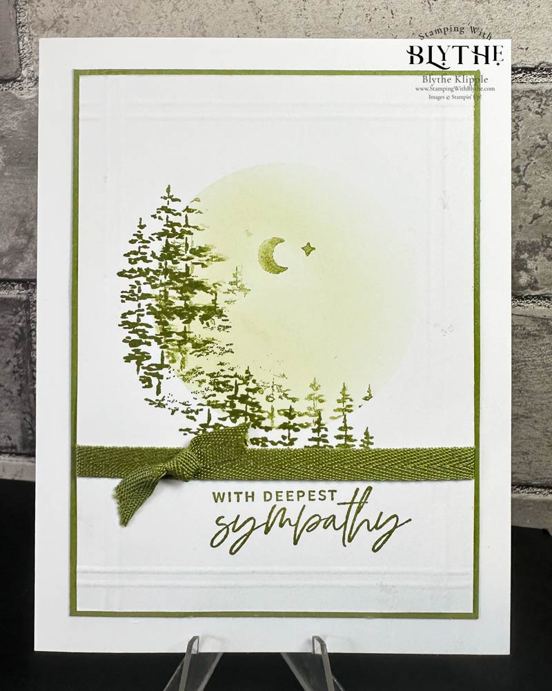 Encircled in Nature Sympathy Card