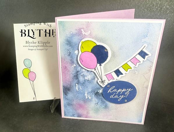 Tabea's birthday card...ready for the mailbox